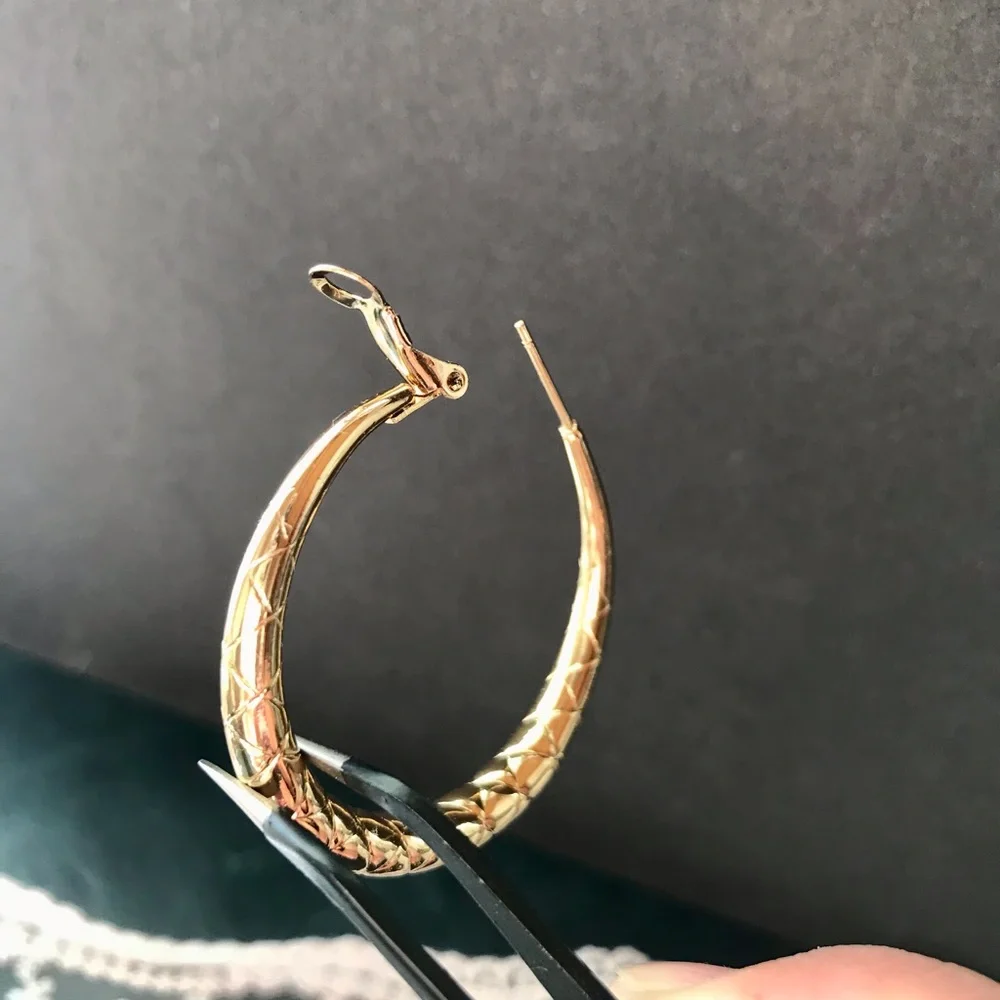 Textured Hoops - Picture 5 of 8